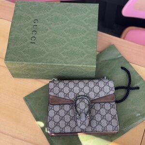 Authentic Gucci Dionysus GG Supreme Mini Bag - Made in Italy